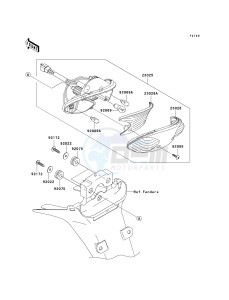 AN 112 D (D2-D3) drawing TAILLIGHT-- S- -