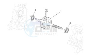 Scarabeo 50 4T 4V drawing Drive shaft