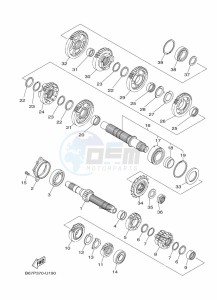 MT-10 MTN1000 (B67J) drawing TRANSMISSION