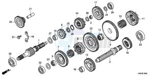 TRX500FPMC drawing TRANSMISSION