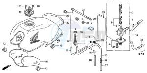 CBF600S drawing FUEL TANK (CBF600N/NA)