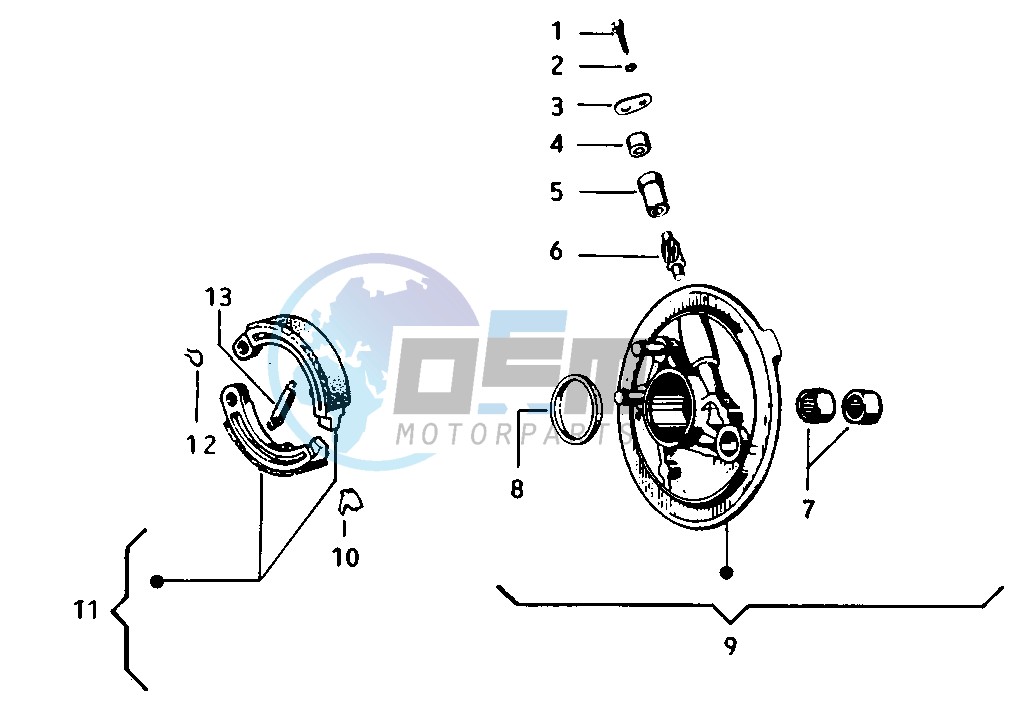 Front wheel hub