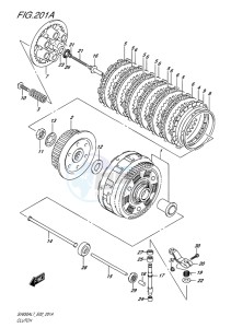 SV650 ABS EU drawing CLUTCH