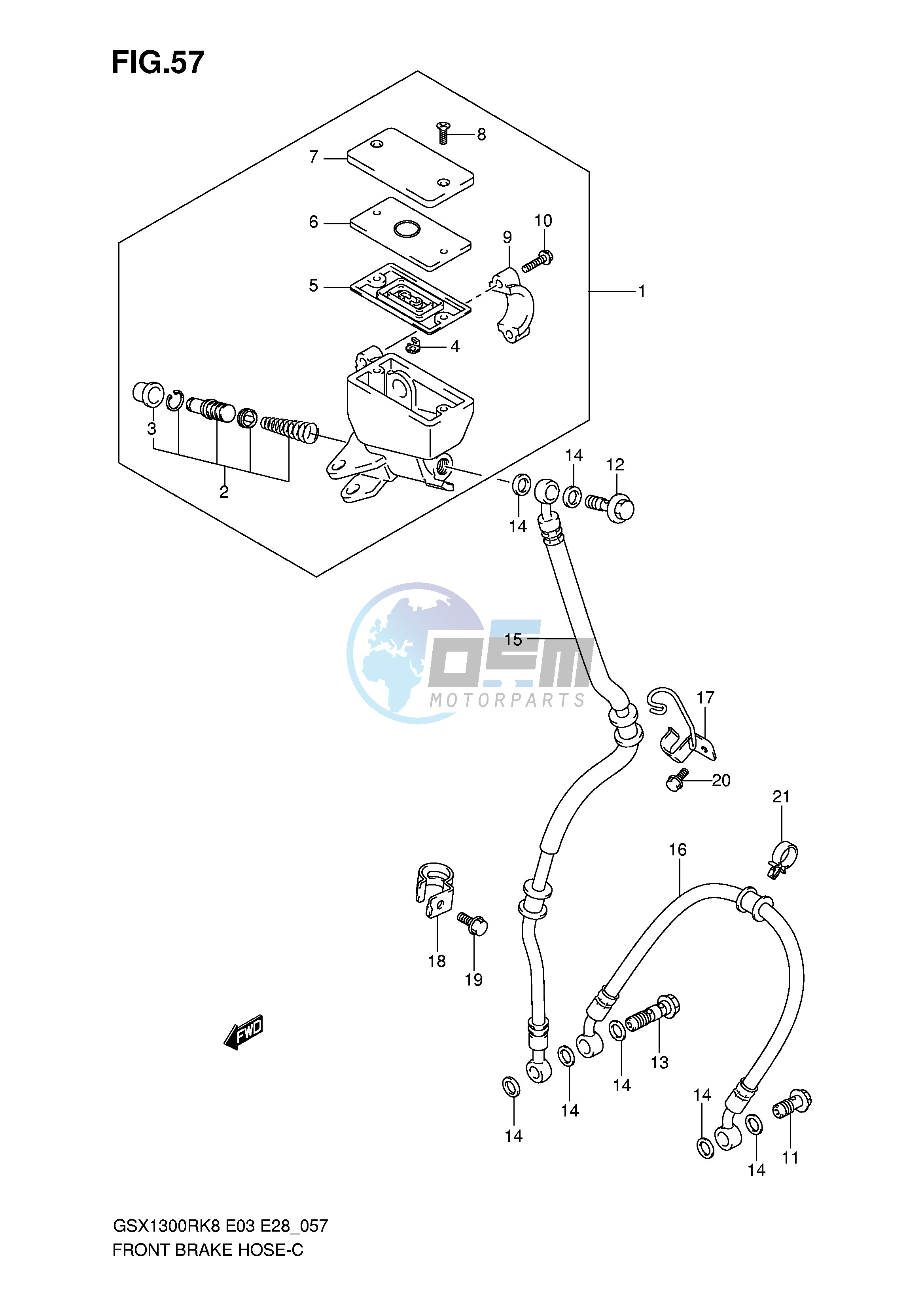 FRONT BRAKE HOSE