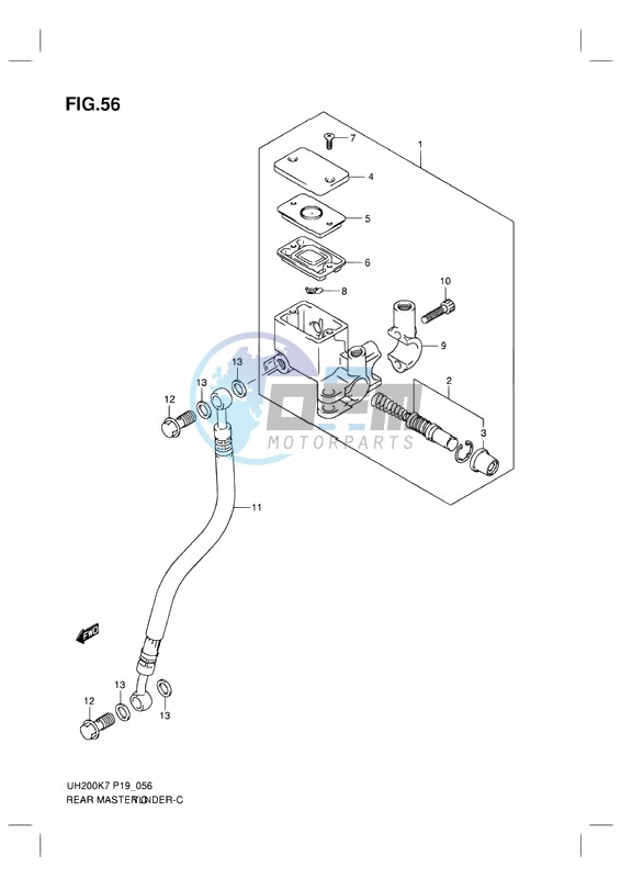 REAR MASTER CYLINDER