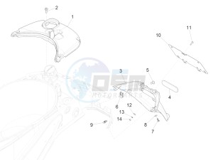 SPRINT 150 4T 3V IGET ABS E4 (NAFTA) drawing Rear cover - Splash guard