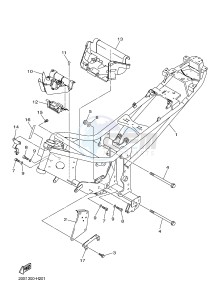 XJ6N 600 XJ6-N (NAKED) (B617 B618) drawing FRAME