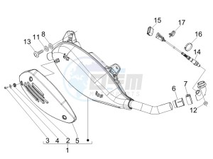 GTS 250 ABS UK drawing Silencer