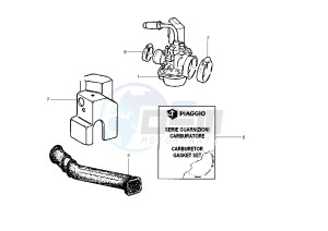 Zip 50 drawing Caburetor Assy