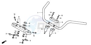 GL1500C drawing HANDLE PIPE/TOP BRIDGE