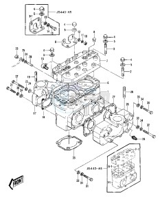 JS 440 A [JS440] (A1-A2) [JS440] drawing CYLINDER HEAD_CYLINDER -- 79-81 A3_A4_A4A_A5- -