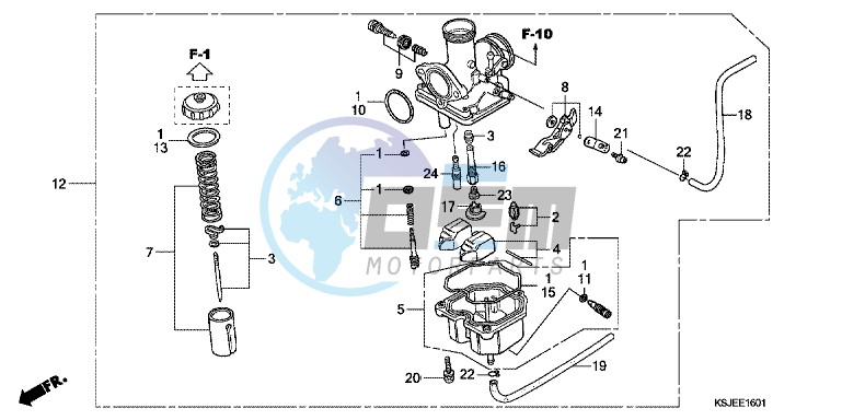 CARBURETOR (CRF100F)