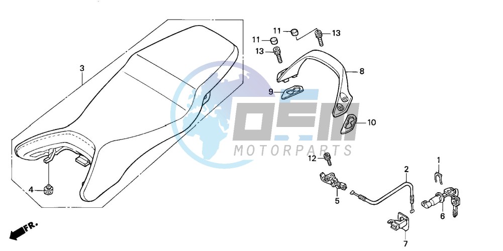 SEAT (CBR600F/F44)