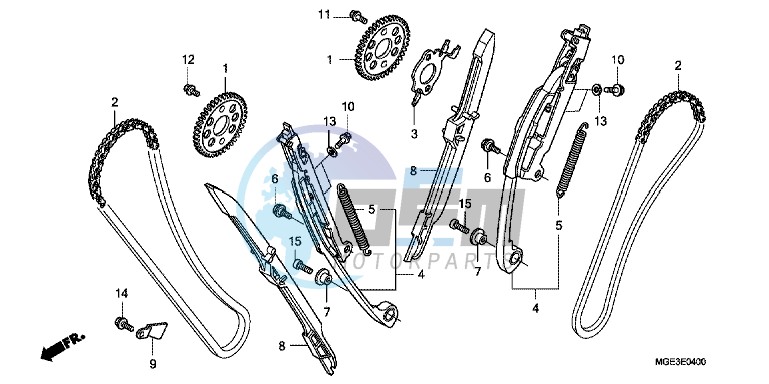 CAM CHAIN/ TENSIONER