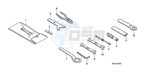 CBR1000RA9 Europe Direct - (ED / ABS MME) drawing TOOLS