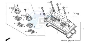 CB1000R9 Europe Direct - (ED) drawing CYLINDER HEAD COVER