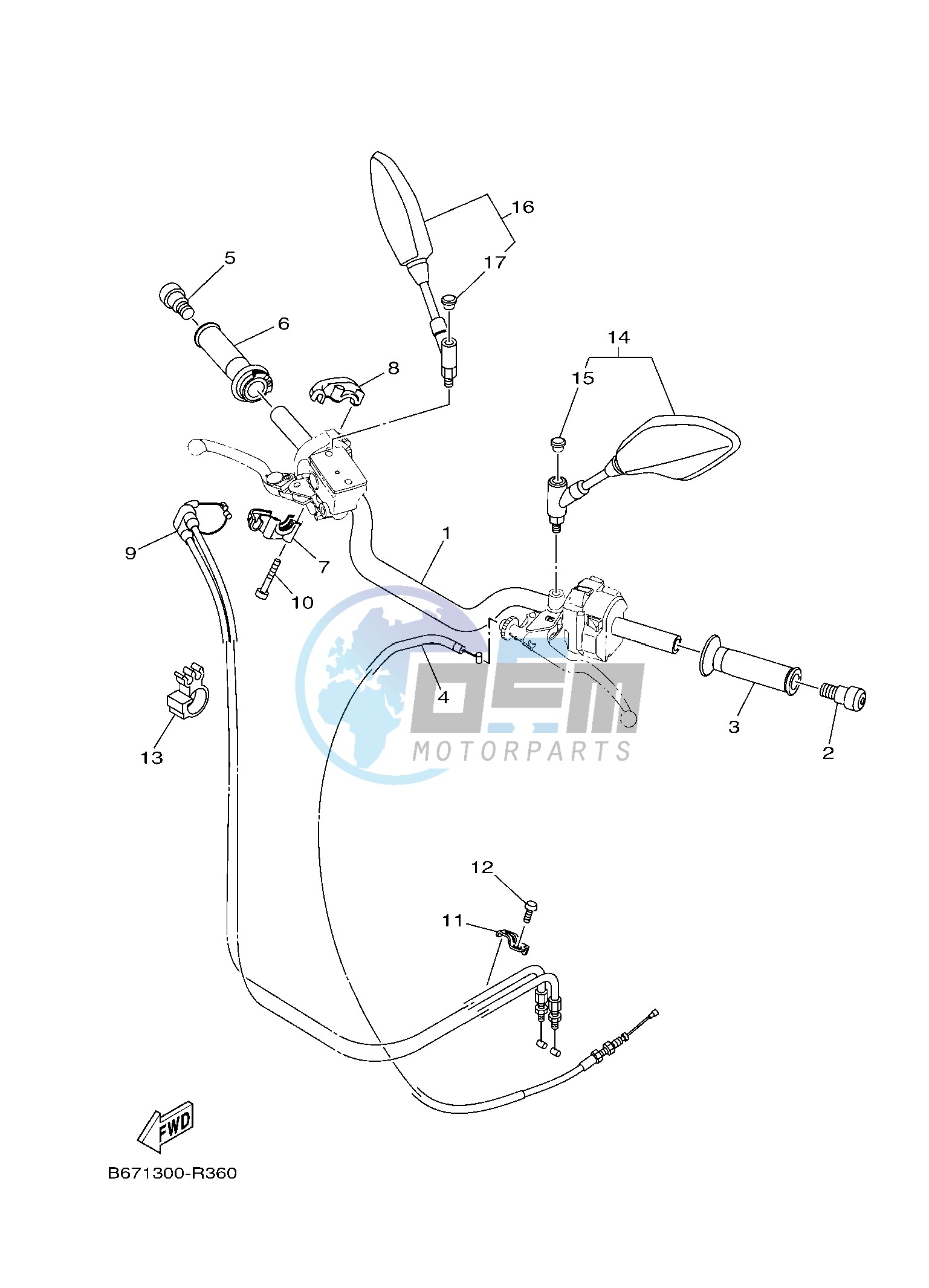 STEERING HANDLE & CABLE