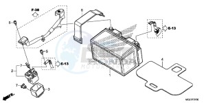 CB500XAE CB500X ABS UK - (E) drawing BATTERY