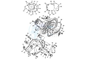 XVS DRAG STAR 1100 drawing CRANKCASE COVER MY99