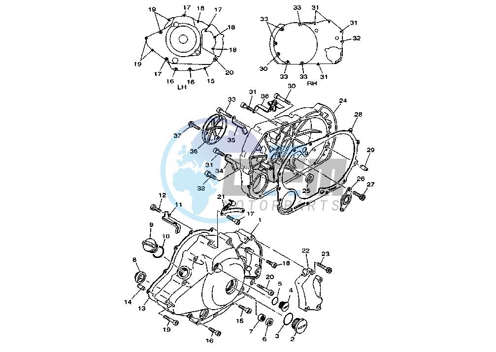 CRANKCASE COVER MY99