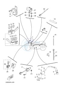 YP125RA (ABS) X-MAX125 ABS X-MAX125 ABS (2ABE) drawing ELECTRICAL 2