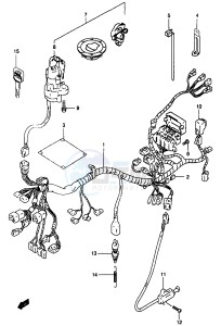 GSF1200A (E18) drawing WIRING HARNESS (GSF1200T V W X Y ST SV SW SX SY)