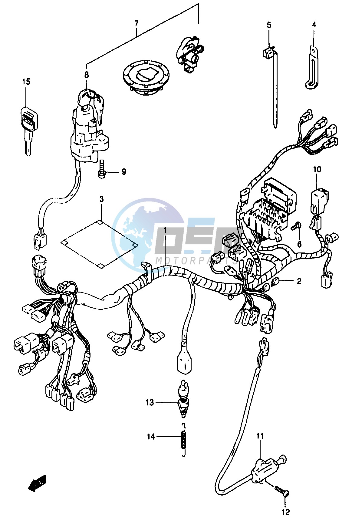 WIRING HARNESS (GSF1200T V W X Y ST SV SW SX SY)