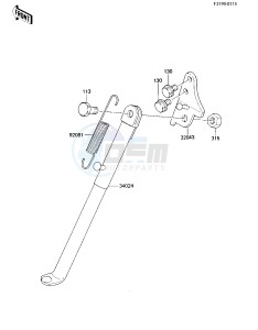 KX 80 E [KX80] (E2-E3) [KX80] drawing STAND -- 84 KX80-E2- -