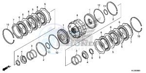 SXS700M4H Europe Direct - (ED) drawing CLUTCH (2 3)