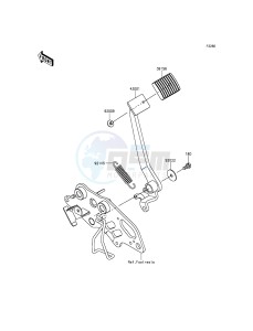 VULCAN_S EN650AFF XX (EU ME A(FRICA) drawing Brake Pedal