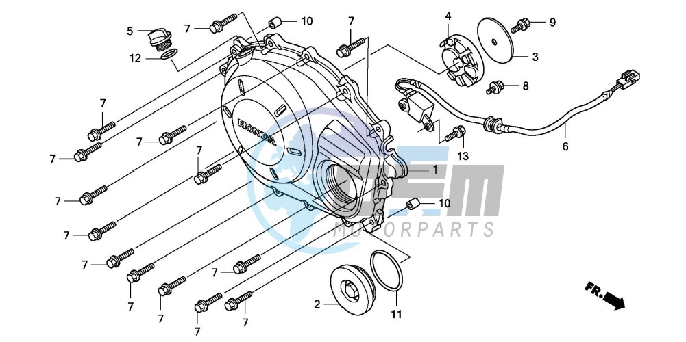 RIGHT CRANKCASE COVER