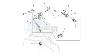 Mojito 125 e3 drawing Lock hardware kit