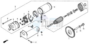 ST1100P drawing STARTING MOTOR