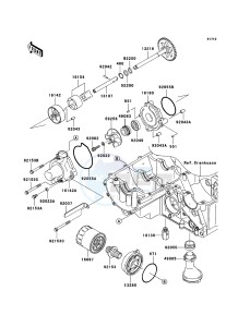 Z750 ZR750J6F FR GB XX (EU ME A(FRICA) drawing Oil Pump