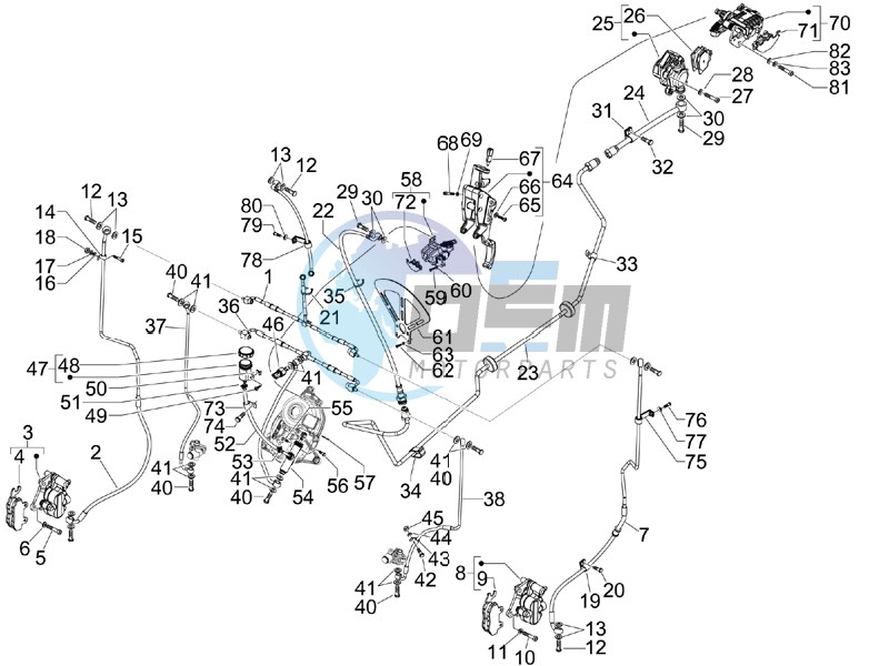 Brakes hose  - Calipers