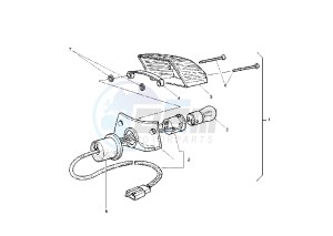 TT R 600 drawing TAILLIGHT