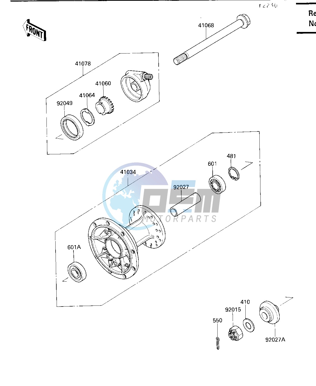 FRONT HUB