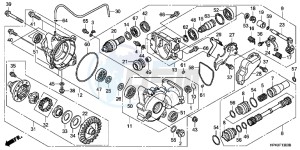 CBR650FAG CBR650F 6ED - (6ED) drawing FRONT FINAL GEAR