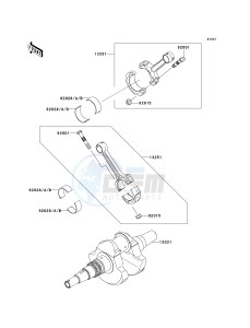 KSV 700 C [KFX700] (C6F) C6F drawing CRANKSHAFT