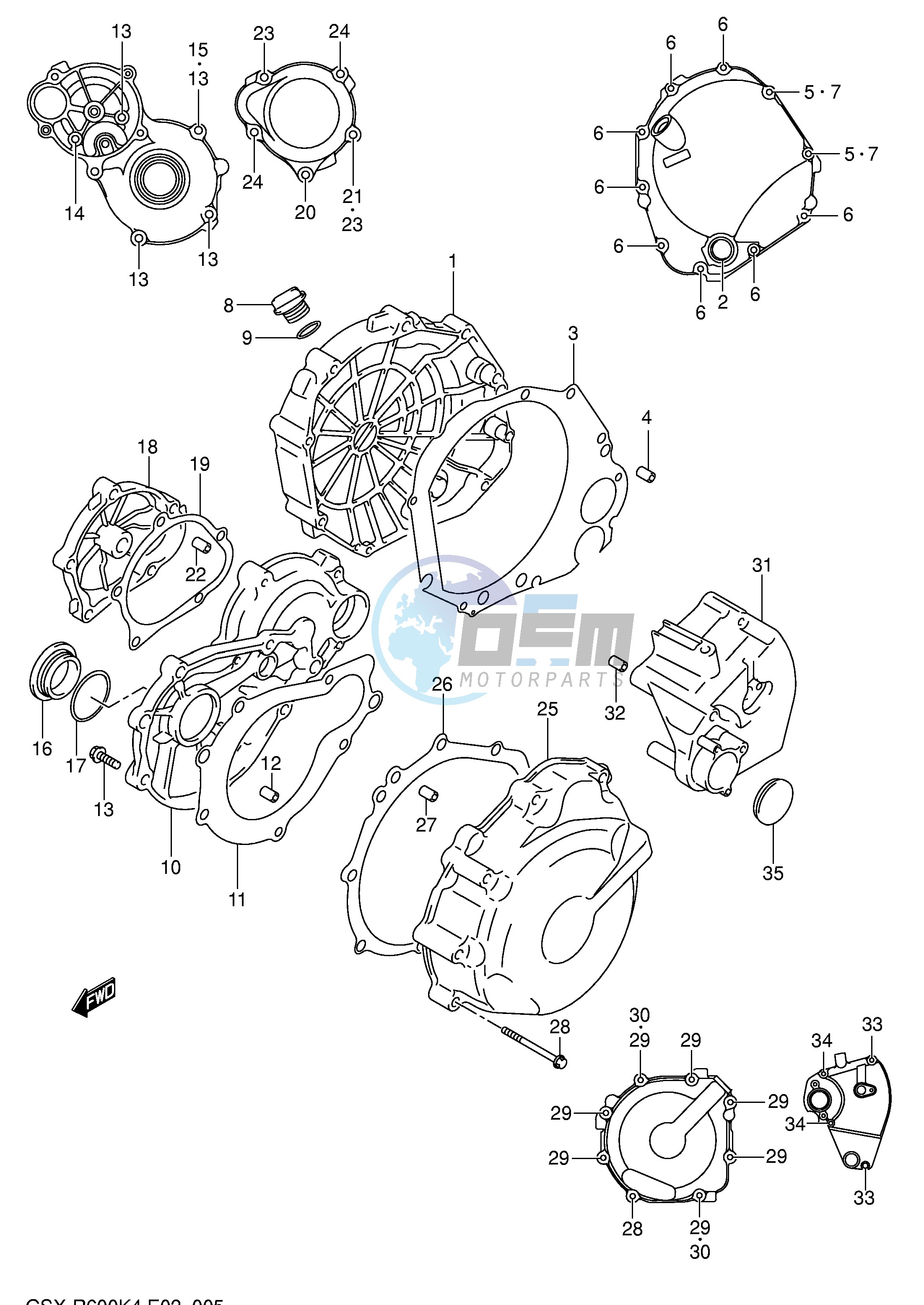 CRANKCASE COVER