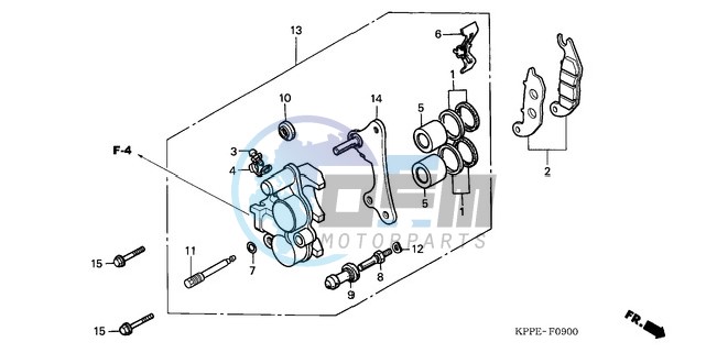 FRONT BRAKE CALIPER