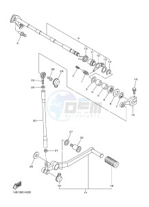 YZF-R1 YZF-R1M 998 R1 (2SG5 2SG6) drawing SHIFT SHAFT