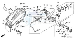 NSA700A9 Australia - (U / MME REF) drawing REAR FENDER