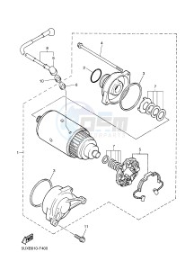 XJR1300C XJR 1300 (2PN4) drawing STARTING MOTOR