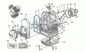 Quota 1000 drawing Crankcase