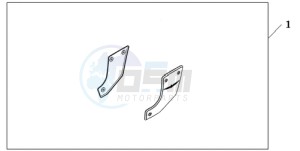 GL1800A UK - (E / MKH) drawing CH SWINGARM PIVOT