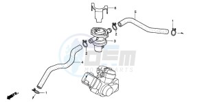 VT125C2 drawing AIR INJECTION CONTROL VALVE