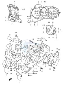 AN400 (E2) Burgman drawing CRANKCASE