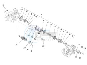 RS4 50 2t drawing Gear box - Gear assembly