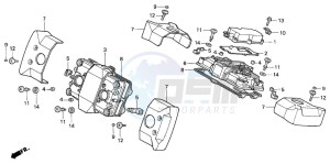 VF750C2 drawing CYLINDER HEAD COVER